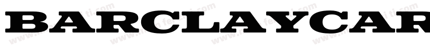 barclaycard colt regular字体转换